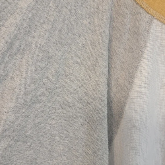 We The Free Womens Raglan Ivory Heather Oversize Top Size Large - Picture 2 of 10